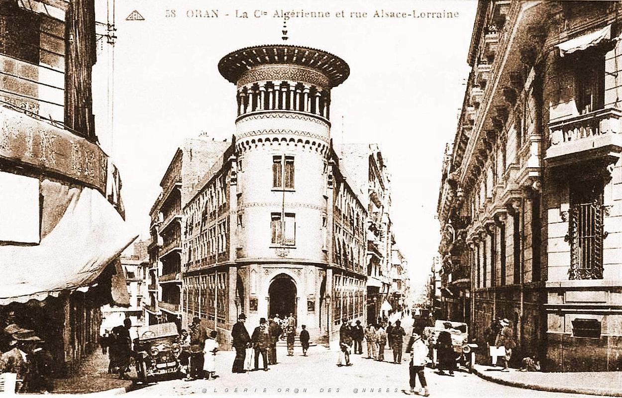 1503- Oran - La Compagnie Algerienne et rue Alsace-Lorraine.jpg